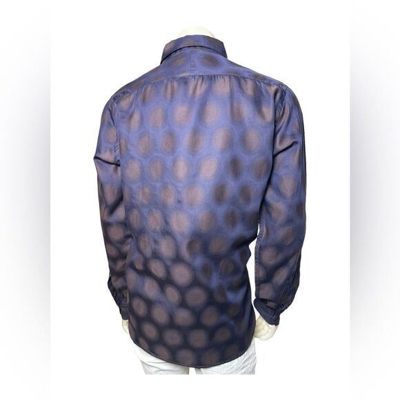 Nigel Hall Men’s Long Sleeved Casual Dress Shirt Great Condition Size Medium - Picture 2 of 9